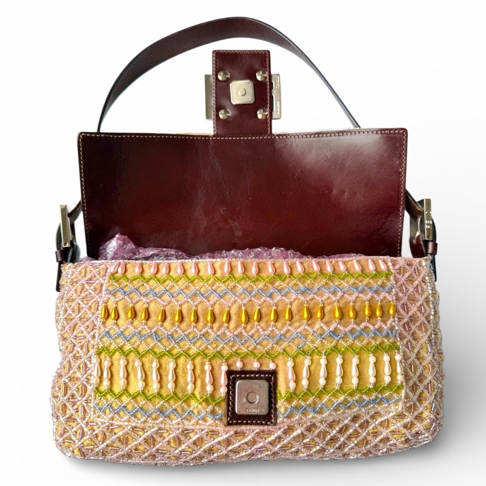 Rare Vintage Fendi beaded baguette - Picture 3 of 7